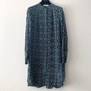 Tory Burch 100% silk button down dress